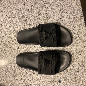 Black Versace sandals